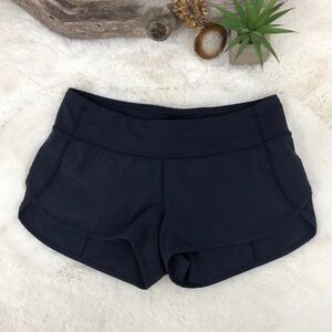 lululemon Women's Speed Up Low-Rise Lined Short 2.5" - Size 4 | Navy Blue
